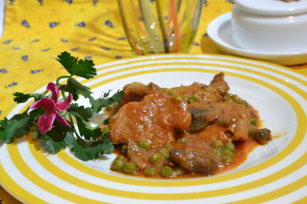 Spezzatino con piselli e funghi (3)
