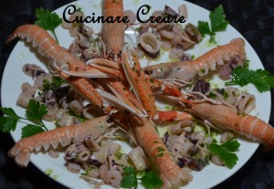 Insalata di scampi e altro