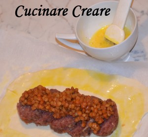 Cotechino e lenticchie in crosta (2)