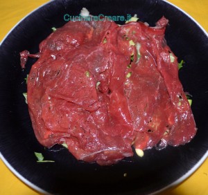 Carpaccio marinato e verdure (4)