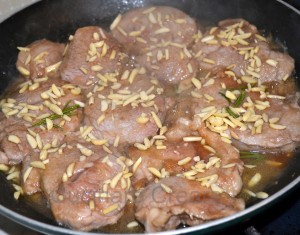 maiale agrodolce e mandorle (3)