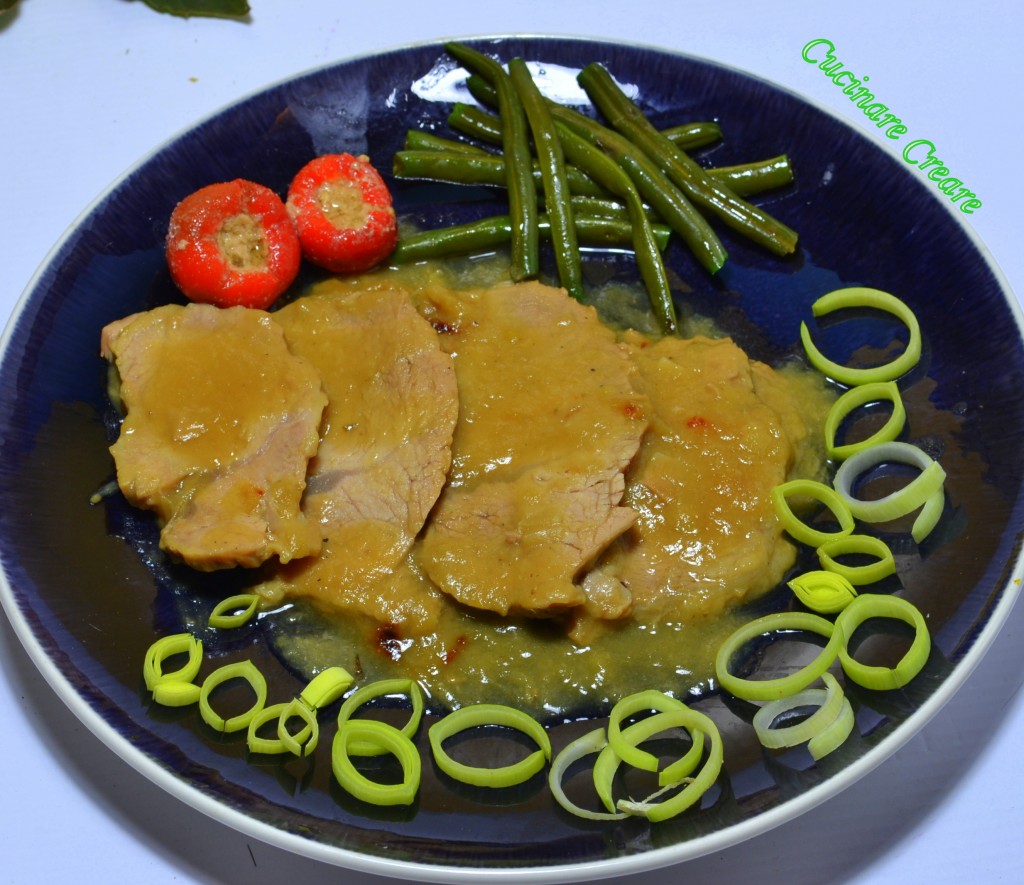 Arrosto di vitello con porri (2)