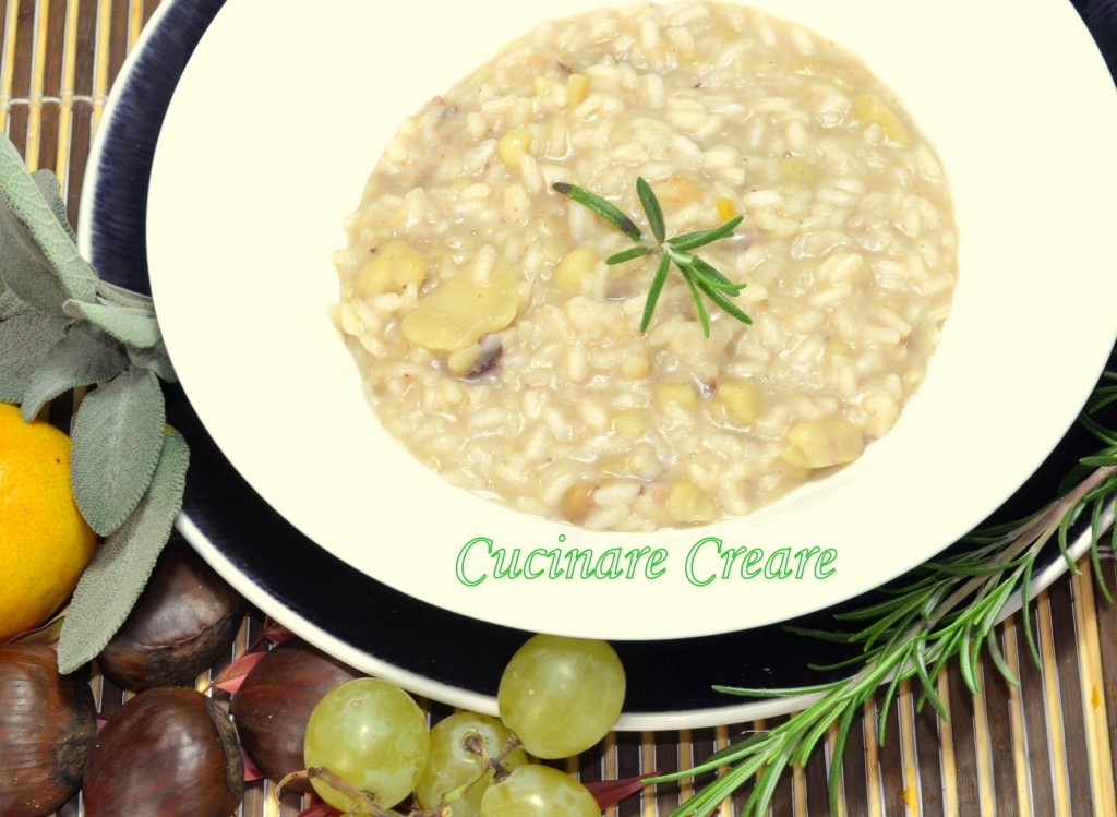 Risotto alle castagne e rosmarino (1)