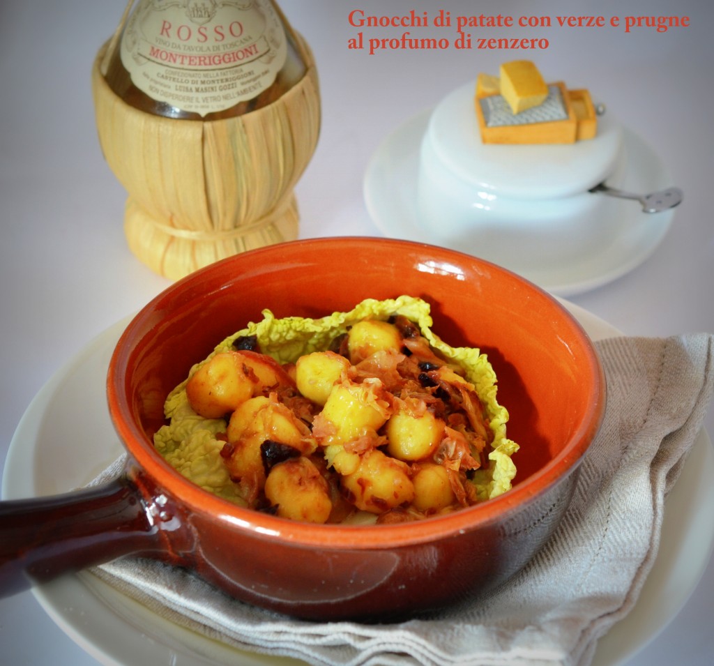GNOCCHI DI PATATE CON VERZE E PRUGNE AL SAPORE DI ZENZERO (3)