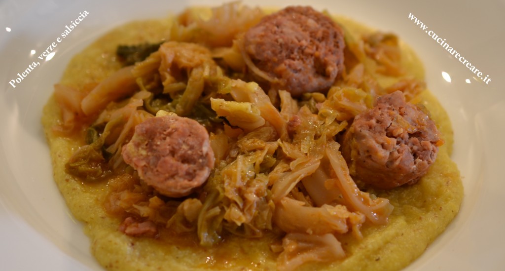 Polenta con verze e salsiccia (2)