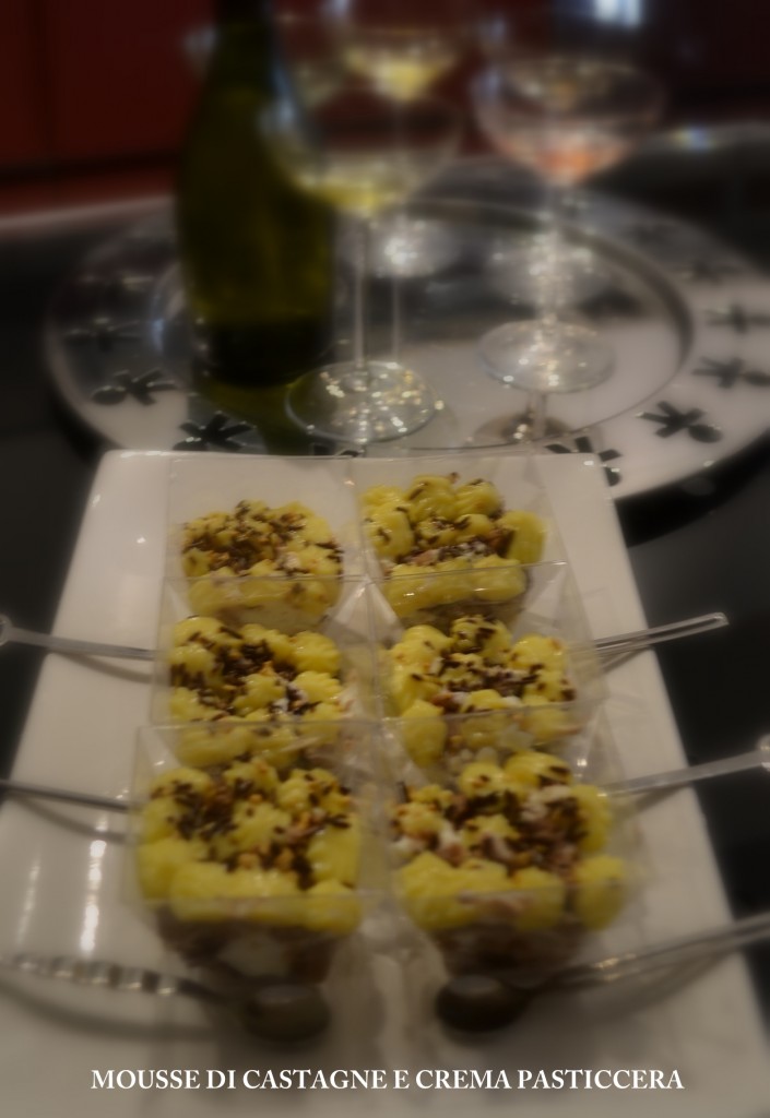 MOUSSE DI CASTAGNE E CREMA PASTICCERA (1)